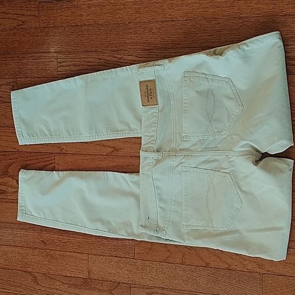 Abercrombie & Fitch Skinny Jeans Beige Sz 2 W26 - Picture 3 of 8